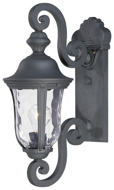 Minka-Lavery Ardmore One Light Outdoor Wall Mount in Coal - 8990-66