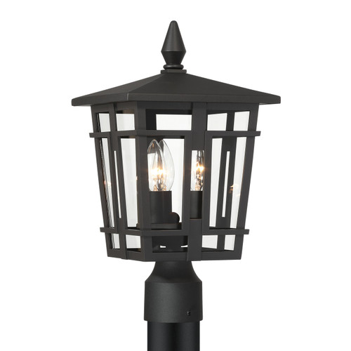 Minka-Lavery Fieldstone Three Light Outdoor Post Mount in Sand Coal - 77905-66 Minka-Lavery Fieldstone Three Light Outdoor Post Mount in Sand Coal - 77905-66