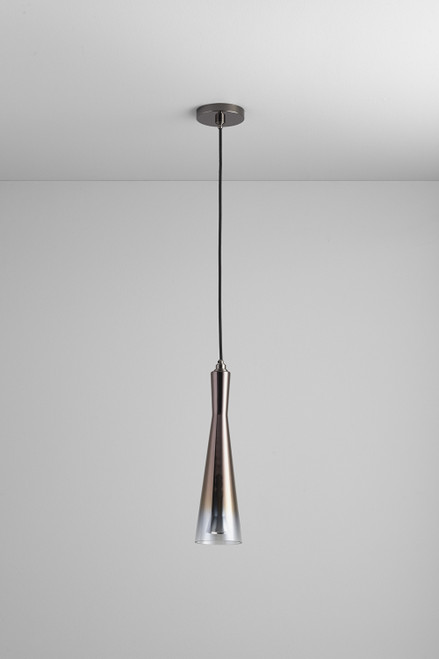 Oxygen Cornet LED Pendant in Gunmetal W/ Coffee Ombre - 3-651-2018