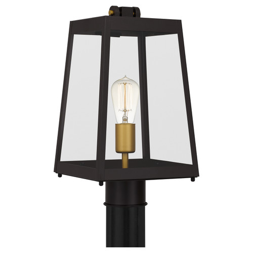 Quoizel Amberly Grove One Light Outdoor Post Mount in Western Bronze - AMBL9008WT Quoizel Amberly Grove One Light Outdoor Post Mount in Western Bronze - AMBL9008WT