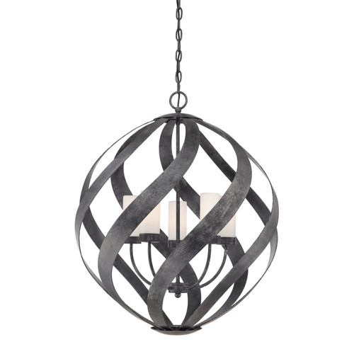 Quoizel Blacksmith Five Light Pendant in Old Black Finish - BMS2826OK Quoizel Blacksmith Five Light Pendant in Old Black Finish - BMS2826OK