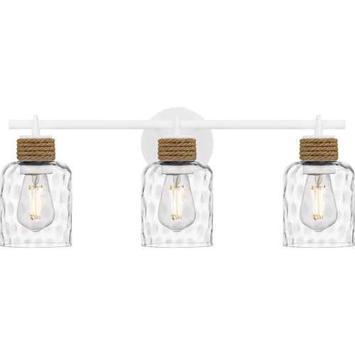 Quoizel Baltic Three Light Bath in Matte White - BTC8624W