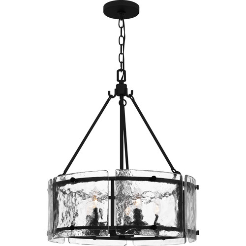 Quoizel Fortress Five Light Pendant in Earth Black - FTS2821EK