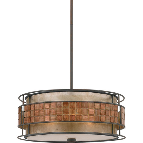 Quoizel Laguna Three Light Pendant in Renaissance Copper - MC842CRC Quoizel Laguna Three Light Pendant in Renaissance Copper - MC842CRC