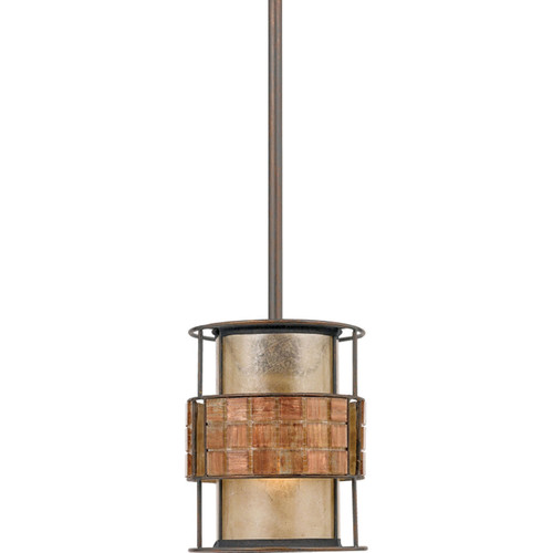 Quoizel Laguna One Light Mini Pendant in Renaissance Copper - MC842PRC Quoizel Laguna One Light Mini Pendant in Renaissance Copper - MC842PRC