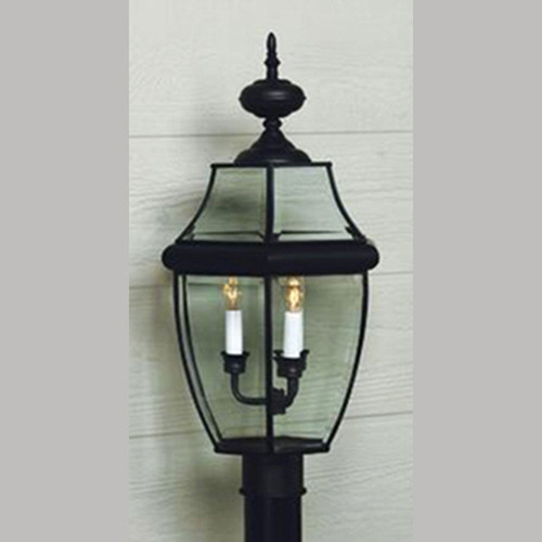 Quoizel Newbury Four Light Outdoor Post Mount in Mystic Black - NY9045K Quoizel Newbury Four Light Outdoor Post Mount in Mystic Black - NY9045K