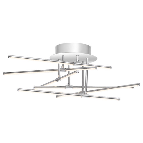 Quoizel Lightshow LED Semi Flush Mount in Polished Chrome - PCLS1722C Quoizel Lightshow LED Semi Flush Mount in Polished Chrome - PCLS1722C