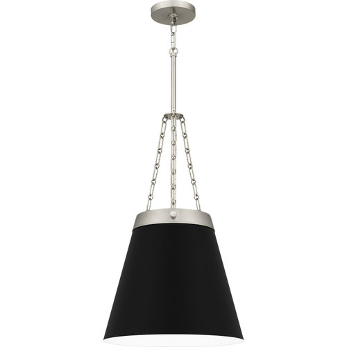 Quoizel Quoizel Piccolo Pendant One Light Pendant in Brushed Nickel - QPP6183BN Quoizel Quoizel Piccolo Pendant One Light Pendant in Brushed Nickel - QPP6183BN