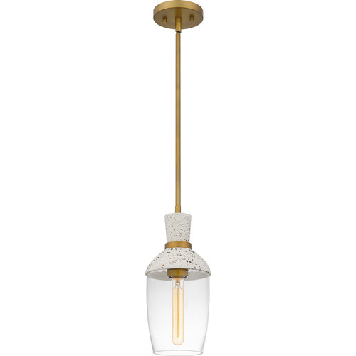 Quoizel Quoizel Piccolo Pendant One Light Mini Pendant in Aged Brass - QPP6189AB Quoizel Quoizel Piccolo Pendant One Light Mini Pendant in Aged Brass - QPP6189AB