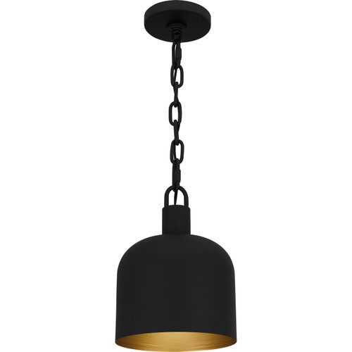 Quoizel Quoizel Piccolo Pendant One Light Mini Pendant in Matte Black - QPP6206MBK Quoizel Quoizel Piccolo Pendant One Light Mini Pendant in Matte Black - QPP6206MBK