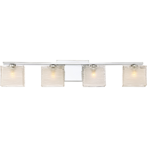 Quoizel Westcap Four Light Bath Fixture in Polished Chrome - WCP8604C Quoizel Westcap Four Light Bath Fixture in Polished Chrome - WCP8604C