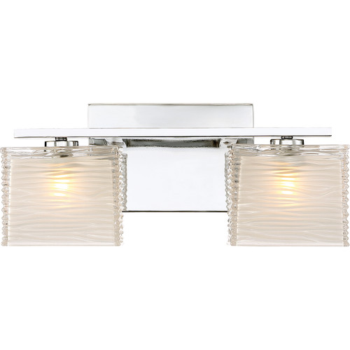 Quoizel Westcap Two Light Bath Fixture in Polished Chrome - WCP8602C Quoizel Westcap Two Light Bath Fixture in Polished Chrome - WCP8602C