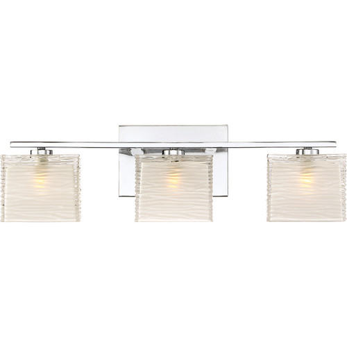 Quoizel Westcap Three Light Bath Fixture in Polished Chrome - WCP8603C Quoizel Westcap Three Light Bath Fixture in Polished Chrome - WCP8603C