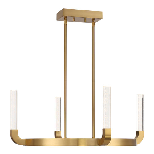 Savoy House Del Mar LED Chandelier in Warm Brass - 1-2508-4-322 Savoy House Del Mar LED Chandelier in Warm Brass - 1-2508-4-322