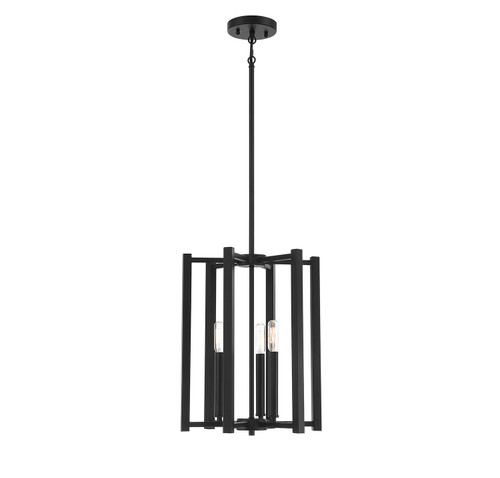 Savoy House Benson Three Light Pendant in Matte Black - 3-7700-3-89 Savoy House Benson Three Light Pendant in Matte Black - 3-7700-3-89