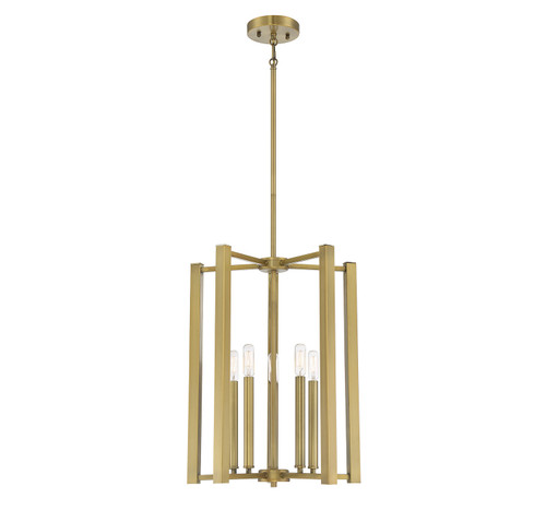 Savoy House Benson Five Light Pendant in Warm Brass - 3-7701-5-322 Savoy House Benson Five Light Pendant in Warm Brass - 3-7701-5-322