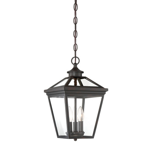 Savoy House Ellijay Three Light Hanging Lantern in English Bronze - 5-146-13