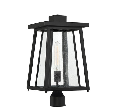 Savoy House Denver One Light Outdoor Post Lantern in Matte Black - 5-2024-BK Savoy House Denver One Light Outdoor Post Lantern in Matte Black - 5-2024-BK