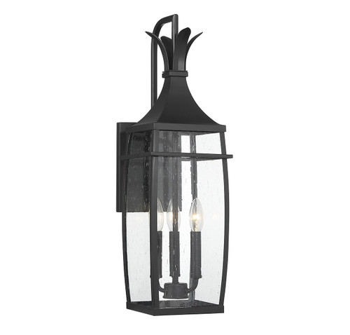 Savoy House Montpelier Three Light Outdoor Wall Lantern in Matte Black - 5-765-BK Savoy House Montpelier Three Light Outdoor Wall Lantern in Matte Black - 5-765-BK