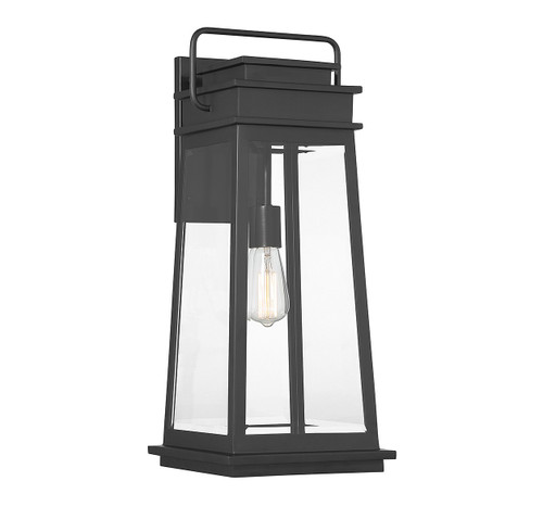 Savoy House Boone One Light Outdoor Wall Lantern in Matte Black - 5-814-BK Savoy House Boone One Light Outdoor Wall Lantern in Matte Black - 5-814-BK