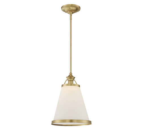 Savoy House Ashmont One Light Pendant in Warm Brass Lustre - 7-130-1-63 Savoy House Ashmont One Light Pendant in Warm Brass Lustre - 7-130-1-63