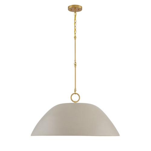 Savoy House Alta One Light Pendant in Concrete and Brass - 7-2918-1-156 Savoy House Alta One Light Pendant in Concrete and Brass - 7-2918-1-156