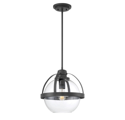 Savoy House Pendleton One Light Pendant in Matte Black - 7-7201-1-89 Savoy House Pendleton One Light Pendant in Matte Black - 7-7201-1-89