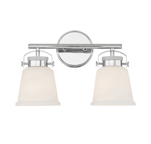 Savoy House Kaden Two Light Bathroom Vanity in Polished Chrome - 8-1627-2-11