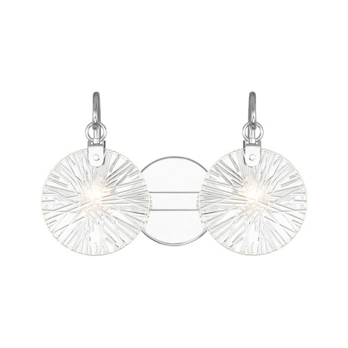 Savoy House Addison Two Light Bathroom Vanity in Polished Chrome - 8-3981-2-11