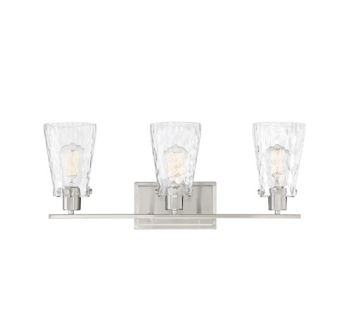Savoy House Vaughan Three Light Bath Bar in Satin Nickel - 8-4508-3-SN Savoy House Vaughan Three Light Bath Bar in Satin Nickel - 8-4508-3-SN