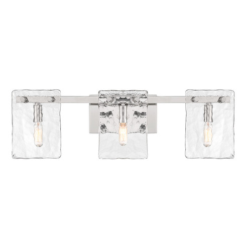 Savoy House Genry Three Light Bathroom Vanity in Polished Nickel - 8-8204-3-109 Savoy House Genry Three Light Bathroom Vanity in Polished Nickel - 8-8204-3-109