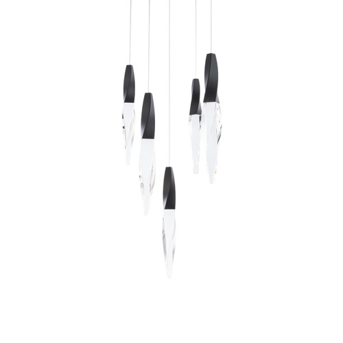Schonbek Beyond Kindjal LED Pendant in Black - BPD13205-BK