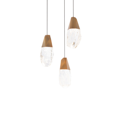 Schonbek Beyond Martini LED Pendant in Aged Brass - BPD20203OH-AB