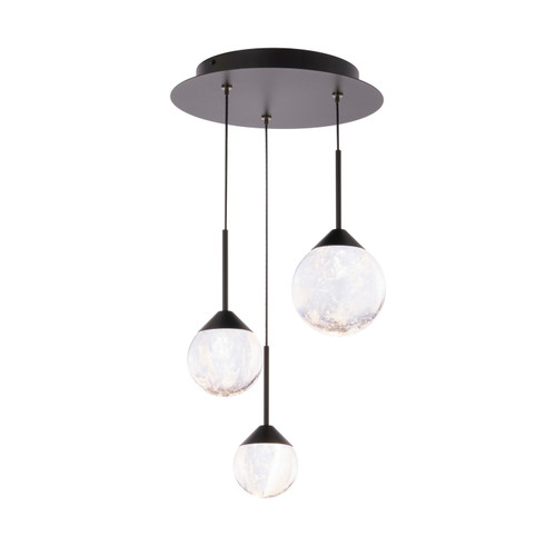 Schonbek Beyond Quest LED Pendant in Black - BPD40203-BK