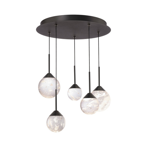 Schonbek Beyond Quest LED Pendant in Black - BPD40205-BK