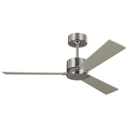 Visual Comfort Fan Rozzen 44"Ceiling Fan in Brushed Steel - 3RZR44BS Visual Comfort Fan Rozzen 44"Ceiling Fan in Brushed Steel - 3RZR44BS