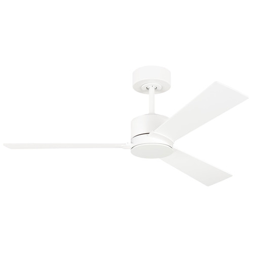 Visual Comfort Fan Rozzen 44"Ceiling Fan in Matte White - 3RZR44RZW Visual Comfort Fan Rozzen 44"Ceiling Fan in Matte White - 3RZR44RZW