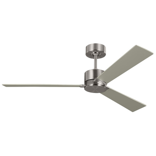 Visual Comfort Fan Rozzen 52"Ceiling Fan in Brushed Steel - 3RZR52BS Visual Comfort Fan Rozzen 52"Ceiling Fan in Brushed Steel - 3RZR52BS