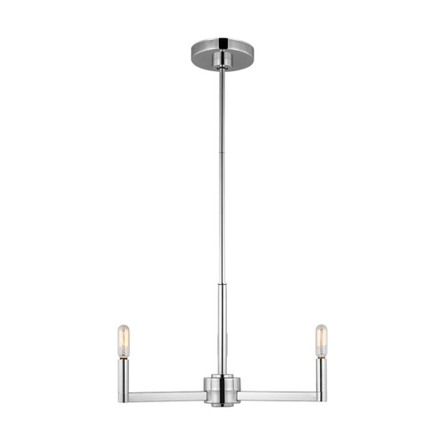 Visual Comfort Studio Fullton LED Chandelier in Chrome - 3164203EN-05 Visual Comfort Studio Fullton LED Chandelier in Chrome - 3164203EN-05