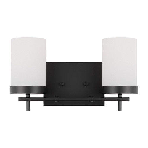 Visual Comfort Studio Zire Two Light Bath in Midnight Black - 4490302EN3-112 Visual Comfort Studio Zire Two Light Bath in Midnight Black - 4490302EN3-112