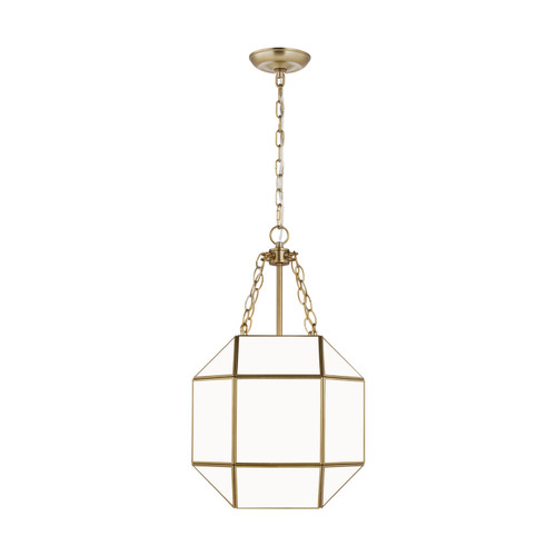 Visual Comfort Studio Morrison Three Light Lantern in Satin Brass - 5179453EN-848 Visual Comfort Studio Morrison Three Light Lantern in Satin Brass - 5179453EN-848