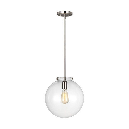 Visual Comfort Studio Kate One Light Pendant in Brushed Nickel - 6692101-962 Visual Comfort Studio Kate One Light Pendant in Brushed Nickel - 6692101-962