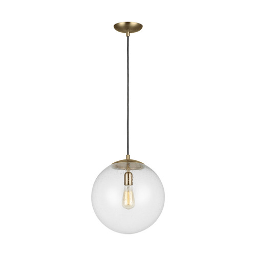 Visual Comfort Studio Leo - Hanging Globe One Light Pendant in Satin Brass - 6801801EN7-848 Visual Comfort Studio Leo - Hanging Globe One Light Pendant in Satin Brass - 6801801EN7-848