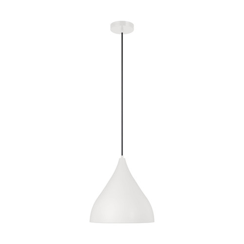 Visual Comfort Studio Oden One Light Pendant in Matte White - 6645301-115 Visual Comfort Studio Oden One Light Pendant in Matte White - 6645301-115