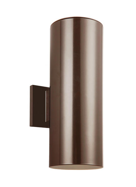 Visual Comfort Studio Outdoor Cylinders Two Light Outdoor Wall Lantern in Bronze - 8313902EN3-10 Visual Comfort Studio Outdoor Cylinders Two Light Outdoor Wall Lantern in Bronze - 8313902EN3-10