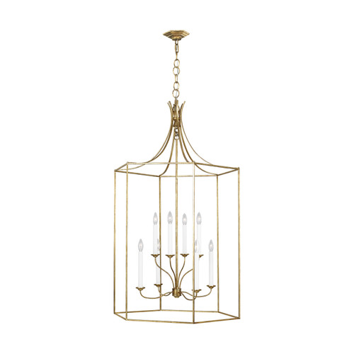 Visual Comfort Studio Bantry House Eight Light Chandelier in Antique Gild - AC1038ADB Visual Comfort Studio Bantry House Eight Light Chandelier in Antique Gild - AC1038ADB