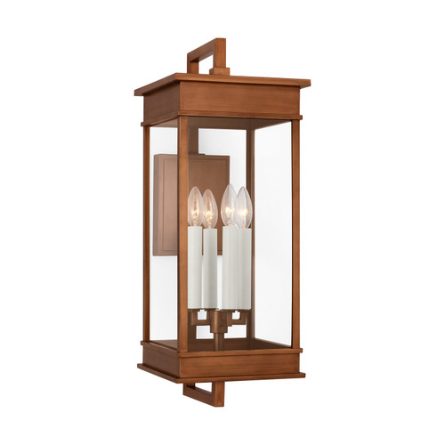 Visual Comfort Studio Cupertino Four Light Wall Lantern in Natural Copper - CO1444NCP Visual Comfort Studio Cupertino Four Light Wall Lantern in Natural Copper - CO1444NCP