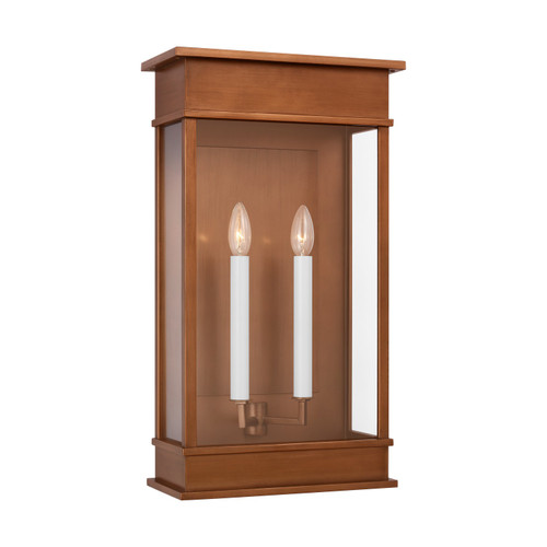 Visual Comfort Studio Cupertino Two Light Wall Lantern in Natural Copper - CO1472NCP Visual Comfort Studio Cupertino Two Light Wall Lantern in Natural Copper - CO1472NCP