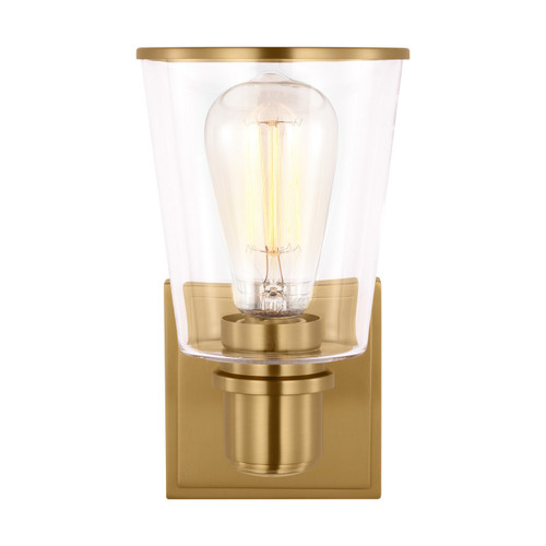 Visual Comfort Studio Alessa One Light Bath Vanity in Burnished Brass - CV1031BBS