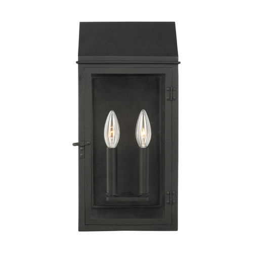 Visual Comfort Studio Hingham Two Light Outdoor Wall Lantern in Textured Black - CO1262TXB Visual Comfort Studio Hingham Two Light Outdoor Wall Lantern in Textured Black - CO1262TXB